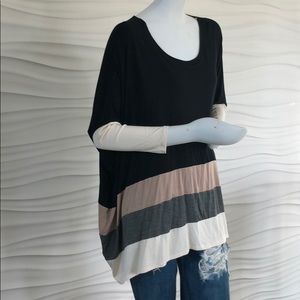 Pink Lily Boutique Drop Shoulder Tunic